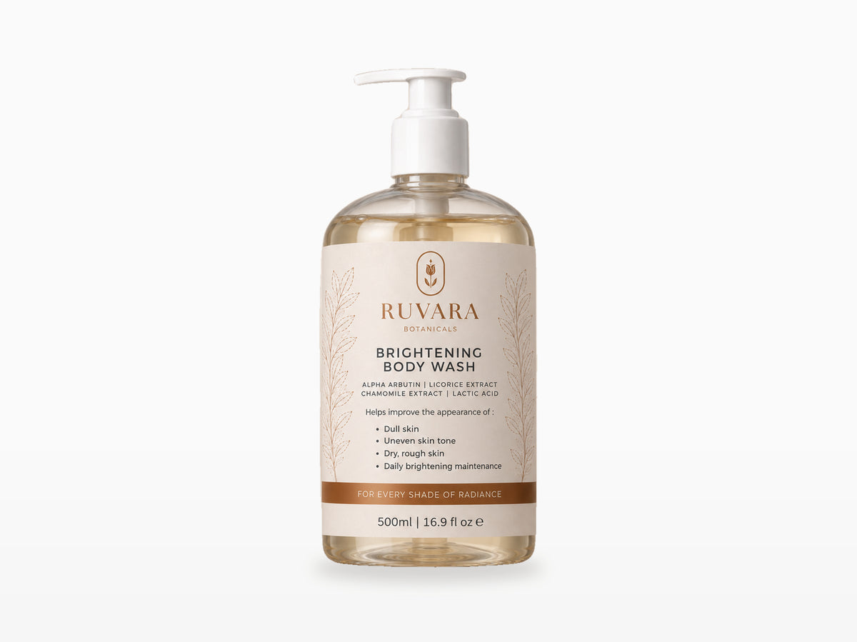 Brightening Body Wash 500ml on clean white studio background