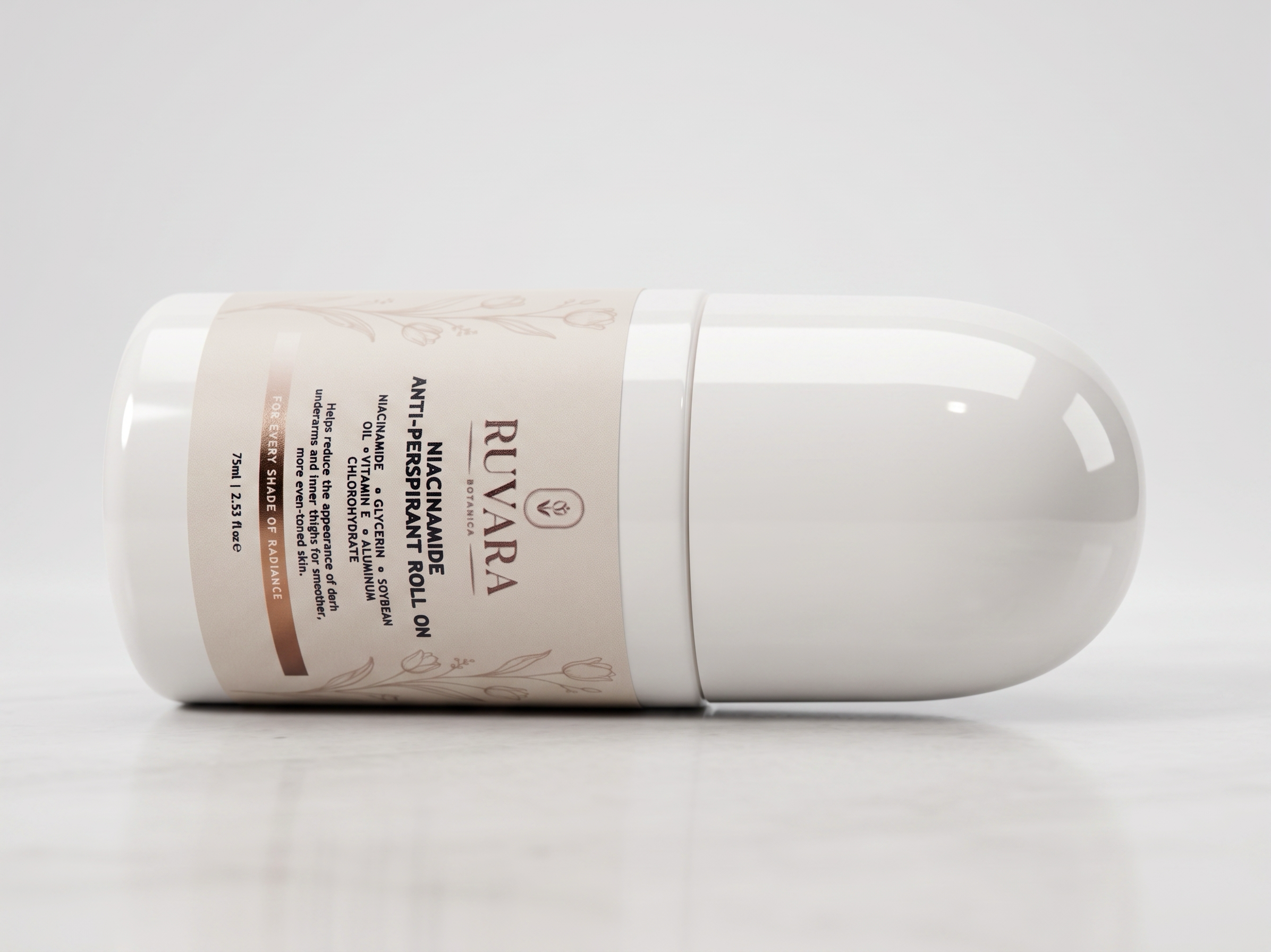 Niacinamide Anti Perspirant Roll On side view