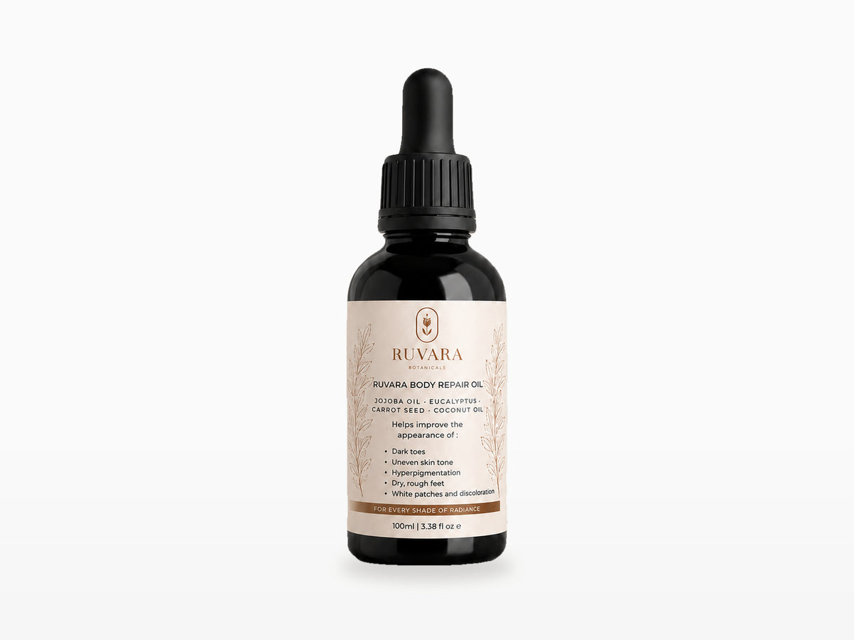 Ruvara Body Repair Oil on clean white studio background